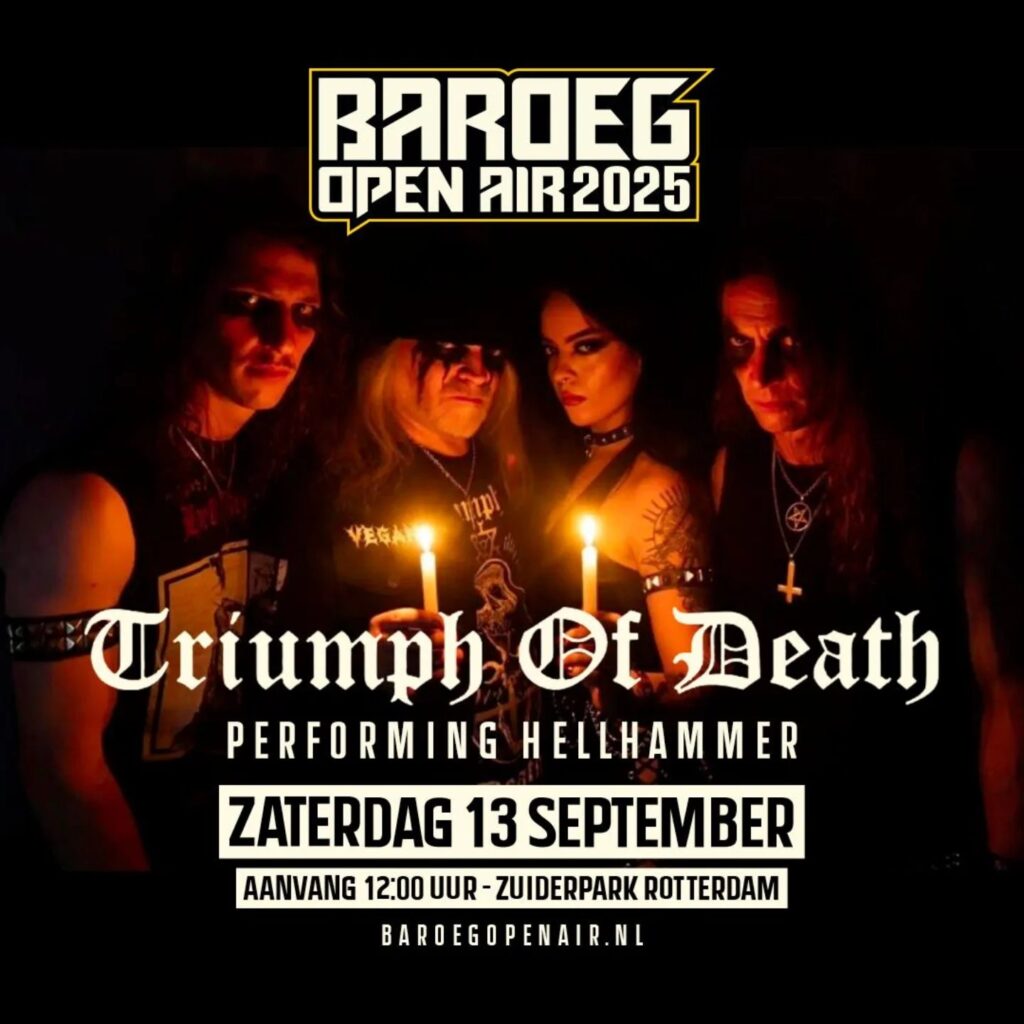 Live Review: Triumph Of Death (Hellhammer) ~ 13 September: Rotterdam, NL Baroeg Open Air